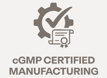 cGMP CERTIFIED MANUFACTURING