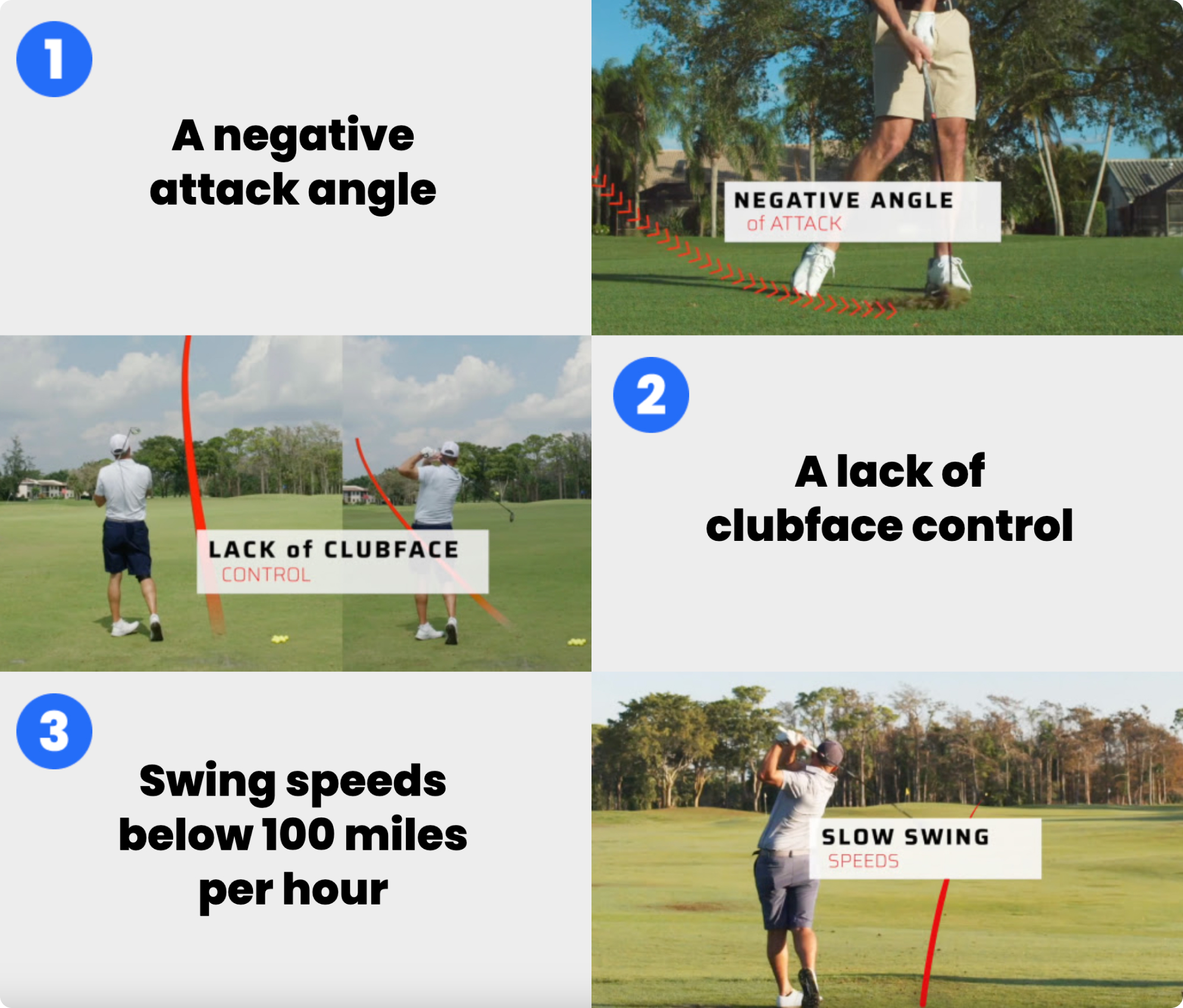 Images showing three faults the ez3 fixes