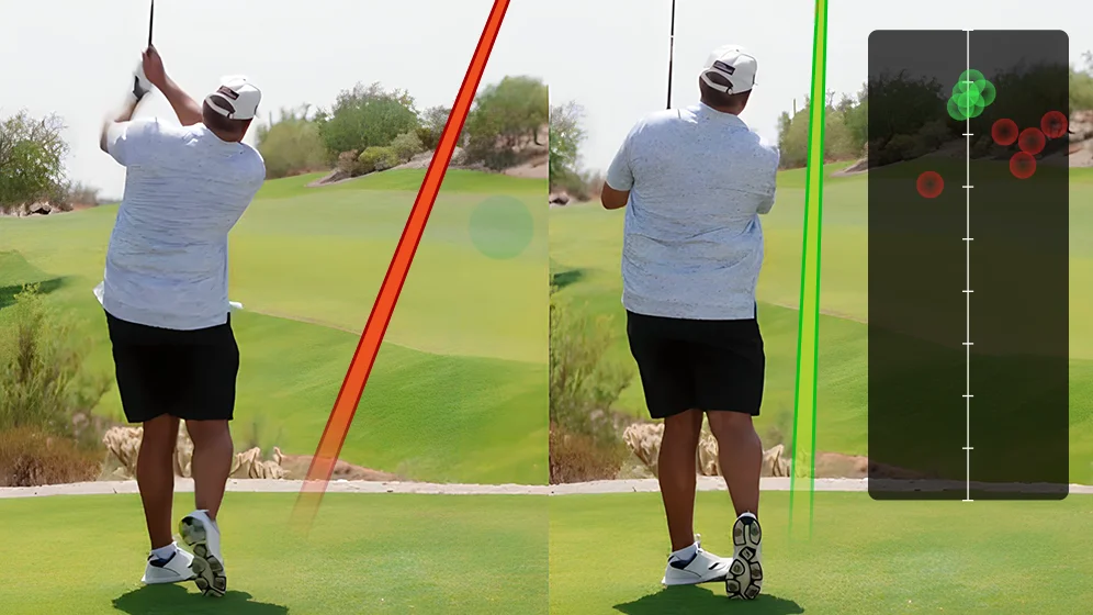 Before and after with the Square Set and straighter shots