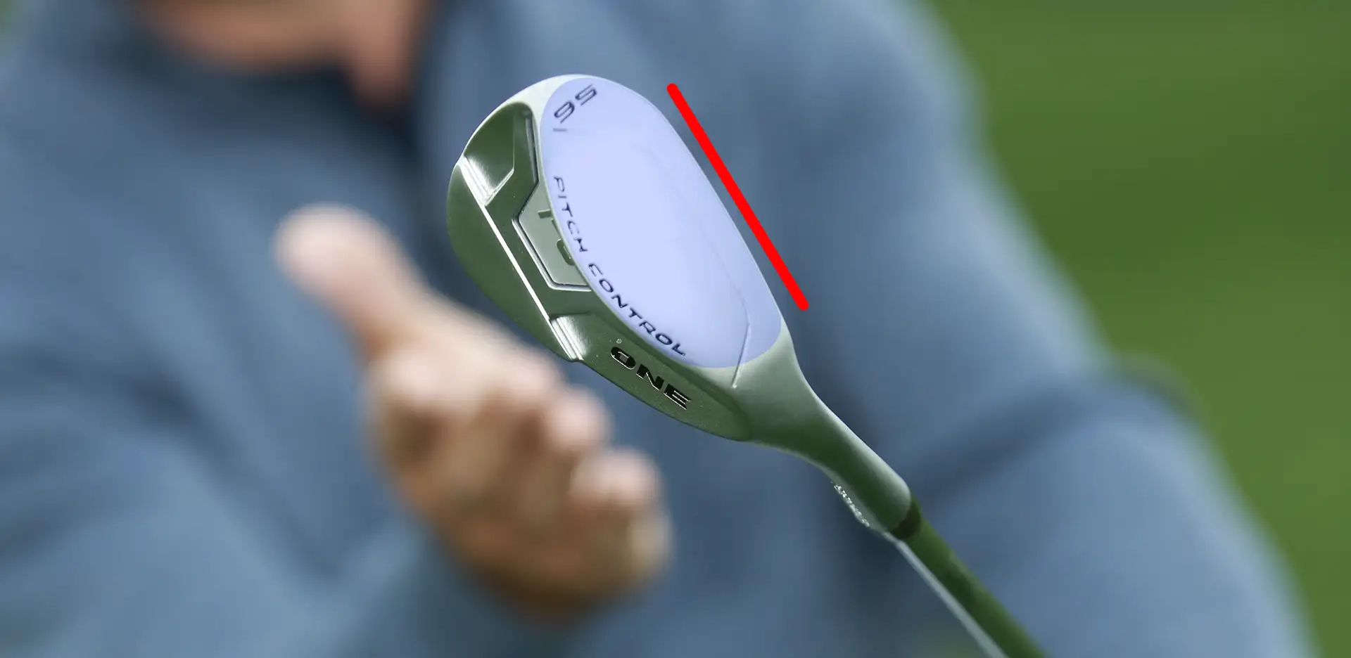 Close up image of the one wedge sole