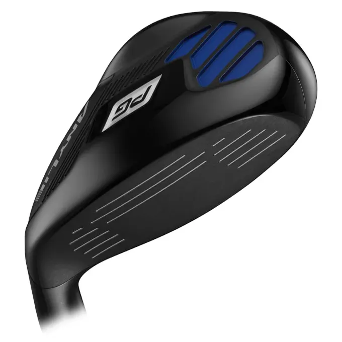 Close-up of the AnyLie Hybrid club face.
