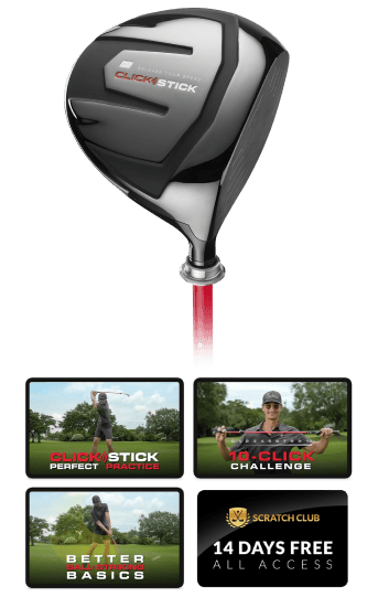 Close up of the click stick driver and free digital bonuses.