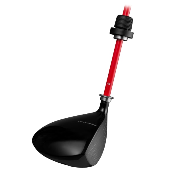 Top down close up of the click stick driver head and 10 speed clicker.